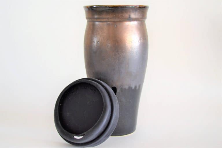 Bronze Pottery Travel Mug